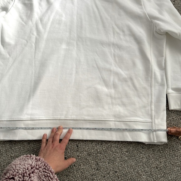 [STELLA MCCARTNEY FOR ADIDAS] Crewneck Sweatshirt French Terry White Size S NWOT - Picture 9 of 13